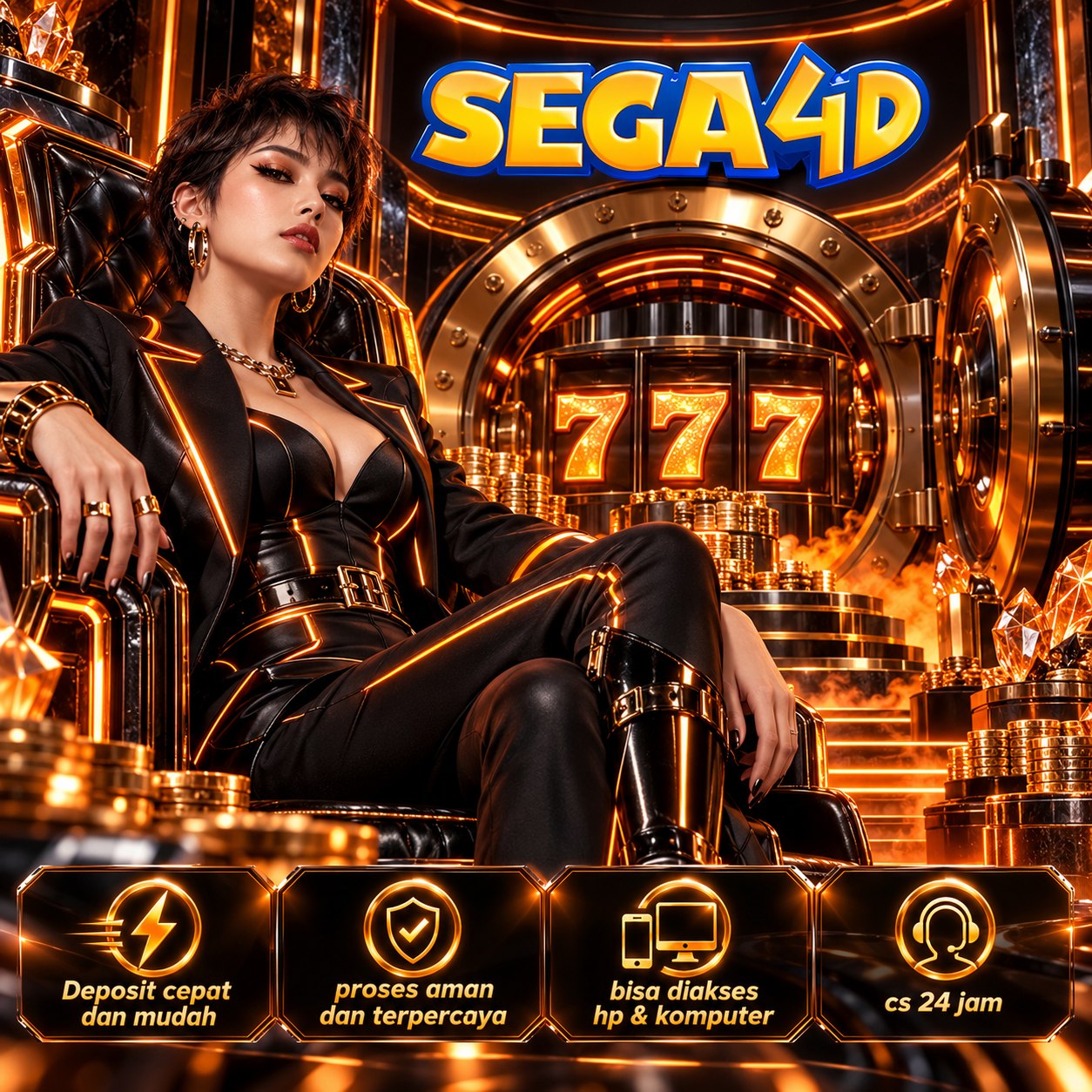 Banner SEGA4D: event bertema scatter hitam dan naga emas